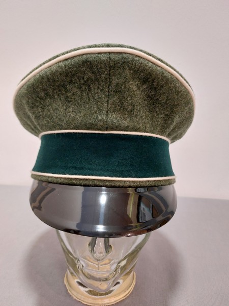 Wehrmacht Schirmmütze Infanterie, feldgrau melliert, Grösse 56