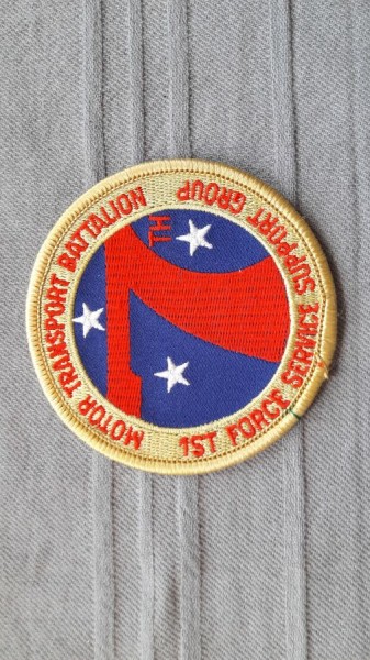 Armabzeichen 1st Force Service Support Group - 7th Motor Transport Battailon Patch USMC bunt