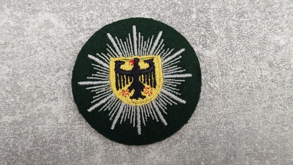 BGS Mützenabzeichen Mützenstern Bundesgrenzschutz maschinengestickt