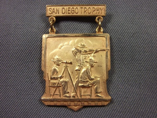 Brustabzeichen, San Diego Trophy (Western) Rifle Team Badge
