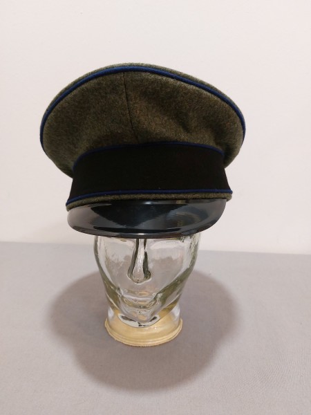 Waffen XX Schirmmütze Mannschaften Sanitätsgruppe feldgrau melliert, Grösse 61