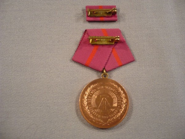 Medaille für treue Pflichterfüllung in der Zivilverteidigung der DDR in Bronze