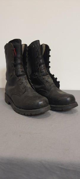 Polizei Stiefel Kampfstiefel Größe 9 / 42 Leder schwarz