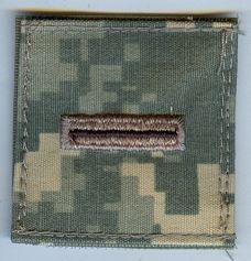 Dienstgradabzeichen, Kragenabzeichen, ACU Digital, mit Klett, Chief Warrant Officer 5, neues Modell