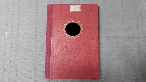 3. Reich Mitgliedsbuch der Deutschen Arbeitsfront DAF - Peine