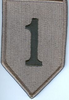 Armabzeichen 1st Infantry Division, ACU Digital 