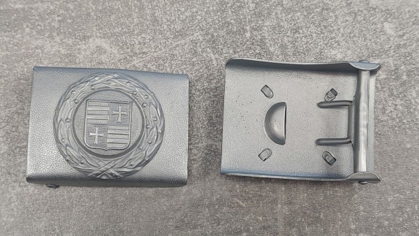 Polizei Oldenburg Koppelschloss Aluminium gekörnt für 45mm Koppel