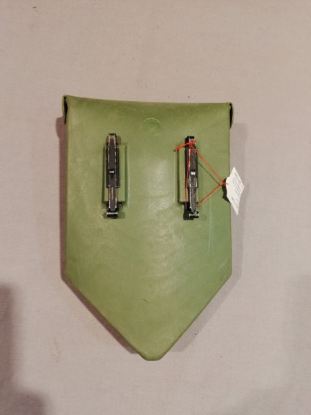 Bundeswehr Klappspaten 3-teilig mit Sägekante und PVC Tasche Original