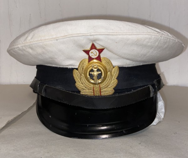 Schirmmütze - Parade - UDSSR - Größe 57 Marine