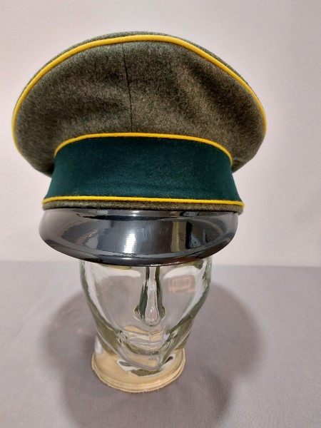 Wehrmacht Schirmmütze Nachrichtentruppe, feldgrau melliert Grösse 59