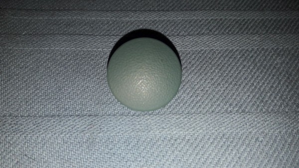 Knopf 20,5mm feldgrau gekörnt kurze Öse