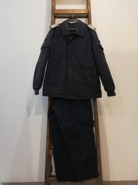DDR Bordjacke und Hose gefüttert Volksmarine Oberstleutnant