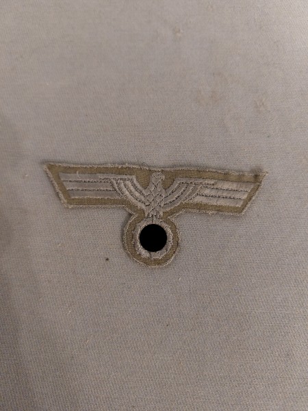 Wehrmacht Heer Brustadler Mannschaften letztes Modell maschinengestickt