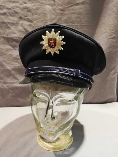 Polizei Hessen Schirmmütze Neue Art mit blauen Deckel Grösse 57