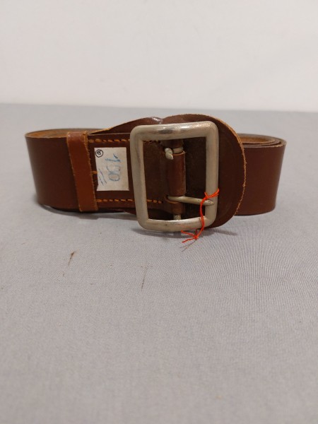 DDR Koppel Lederkoppel für Offiziere NVA braun 130cm Original