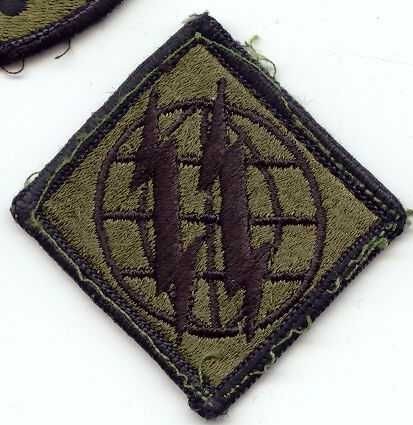 Armabzeichen 2nd Signal Brigade, tarnfarben ( OD )