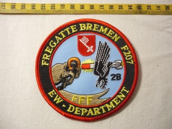 Verbandsabzeichen Fregatte Bremen F207 EW Department