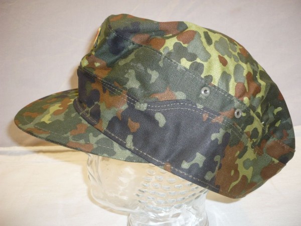 Feldmütze, Bundeswehrschnitt, Flecktarn, #Größe 58#