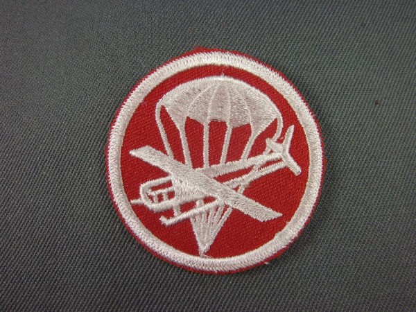 Aufnäher Patch Para Glider Artillery Cap Badge Enlisted Man, 2. Weltkrieg - Mützenabzeichen Airborne