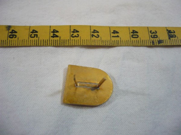 Rheinland-Pfalz: Mützensternauflage, Polizei Rheinland-Pfalz, Metall, gebraucht