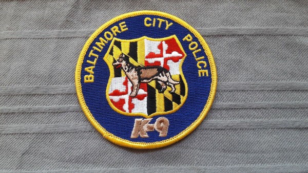 Armabzeichen Baltimore City Police K-9 Hundeführer