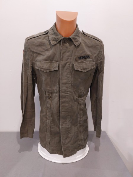 Bundeswehr Feldbluse/ Feldjacke Moleskin oliv Grösse 11 - 180-190/95 von 1984