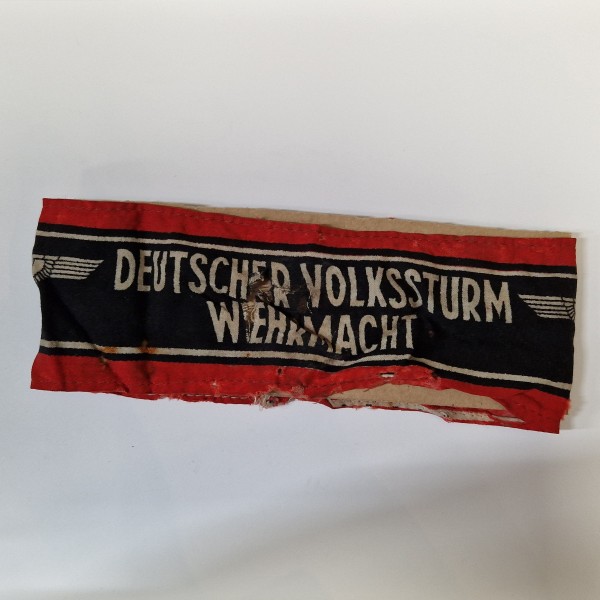 Armbinde Deutscher Volkssturm Wehrmacht - gedruckt