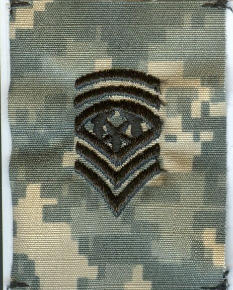 Dienstgradabzeichen, Kragenabzeichen, ACU Digital, ohne Klett, Command Sergeant Major