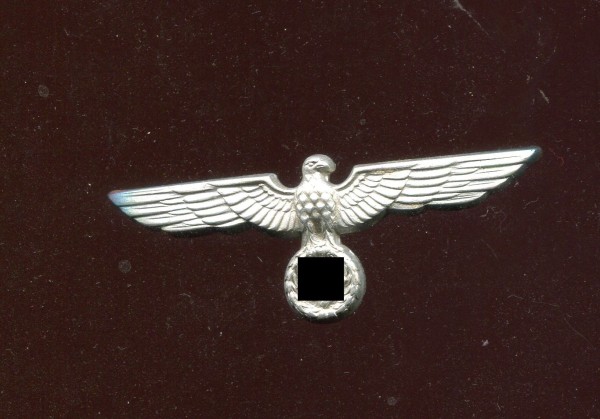 Wehrmacht Heer Mützenadler 2.Modell - Aluminium für alle Schirmmützen ohne Splinte