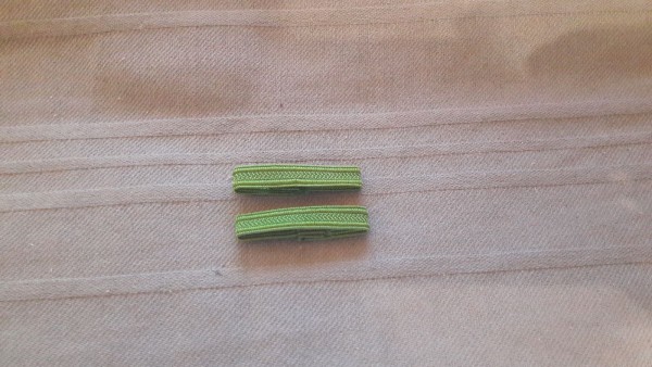 Aufschiebeschlaufe, Flachlitze 4cm Durchgangsweite 8mm breit, grün