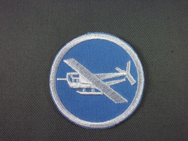 Aufnäher Patch Glider Infantry Cap Badge Enlisted Man, 2. Weltkrieg - Mützenabzeichen Airborne