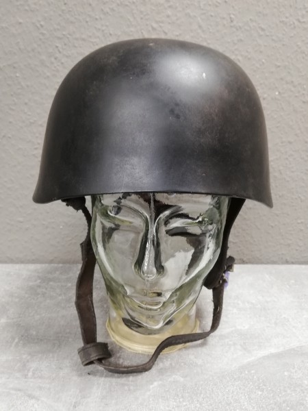 Wehrmacht Luftwaffe Fallschirmjägerhelm Stahlhelm M38 blaugrau mit beiden Abzeichen