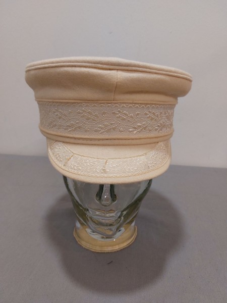 Schirmmütze, Prinz Heinrich Mütze weiss Grösse 61