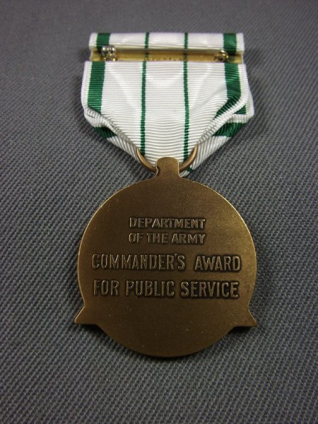 Department of the Army, Commanders Award for Public Services