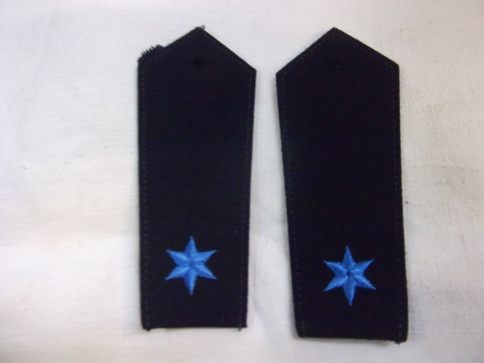 1 Stern blau DDR Schulterklappen Trapo Transportpolizei 1989-1990