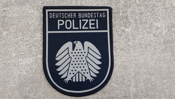 Polizei Armabzeichen Deutscher Bundestag Polizei gewebt