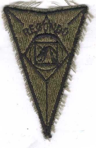 Armabzeichen XVIII Corps "Recondo", tarnfarben ( OD ), Vietnam- Herstellung