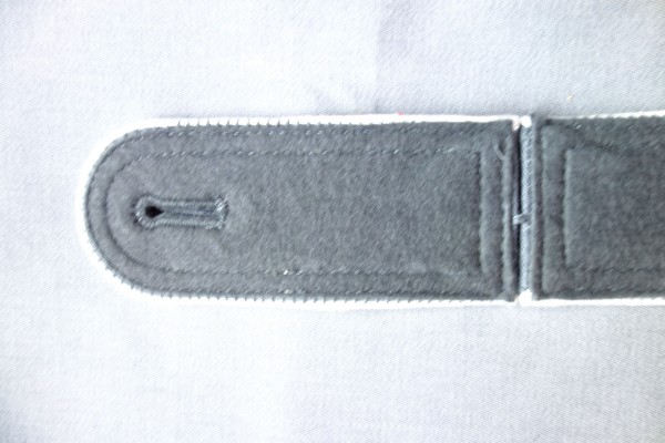 Schulterklappen Stabsunteroffizier Militärmusikdienst grau ohne Lasche