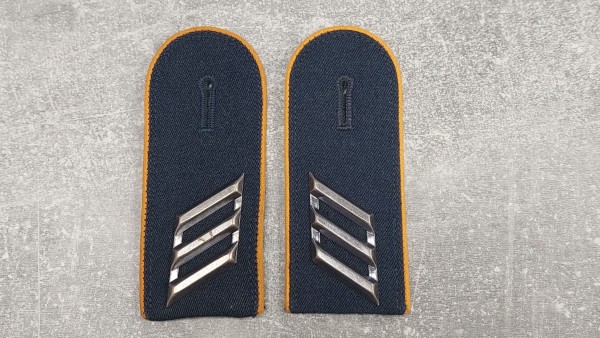 Bundeswehr Schulterklappen Hauptgefreiter Luftwaffe blaugrau ohne Lasche
