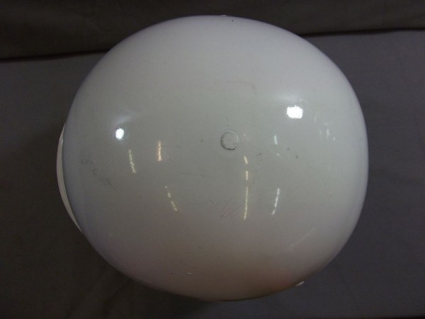 Innenhelm für Helm der Militärpolizei der Heimwehr, Plastik weiß mit PO in grün