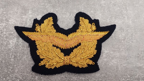 Mützenkranz Mützen Abzeichen Bundeswehr Luftwaffe für General handgestickt