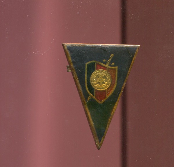 DDR Absolventenabzeichen zivile Hochschule oder Universität des MfS Bartel 716b