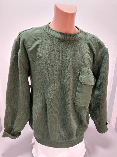 BGS Pullover moosgrün wie Bundeswehr Größe 60 gebraucht Original