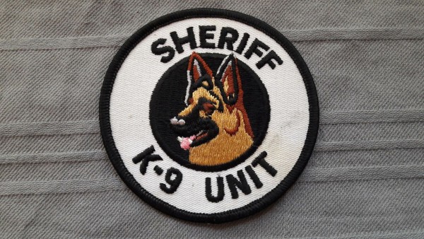 Armabzeichen Sheriff K-9 Unit Hundeführer