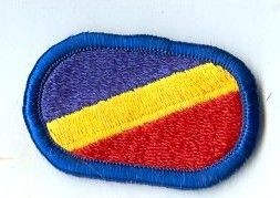 Brustabzeichen, Background Trimming, Oval, 82nd Airborne Division