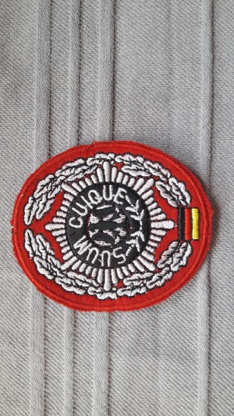 Barettabzeichen, Feldjäger / Feldjägertruppe, maschinengestickt