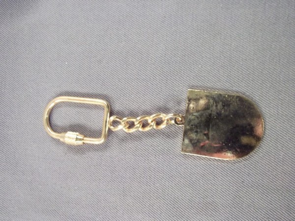 Rheinland-Pfalz: Schlüsselanhänger, Polizei Rheinland-Pfalz, Metall, wie das Armabzeichen