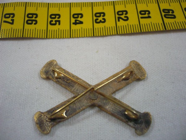 Schulterstückauflage Marschallstab in gold