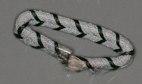 BUND: Schulterklappenüberschub, BGS, Silber / Grün