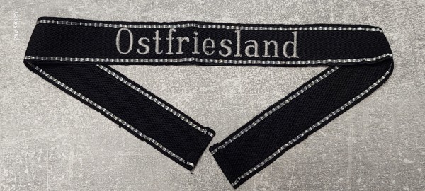 Ärmelband Ostfriesland maschinengestickt - alte Deutsche Fertigung
